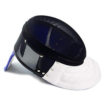 Imagem de LEONARK Máscara Epee de cercas CE 350N rápida destacável certificado National Grade Masque - Equipamento de proteção para cercas (preto destacável, P)