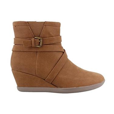 Imagem de Skechers Bota feminina Nobel-Strappy no tornozelo, Bronzeado, 11