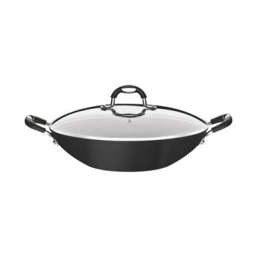 Imagem de Wok Tramontina Mônaco Induction em Alumínio com Revestimento Interno e