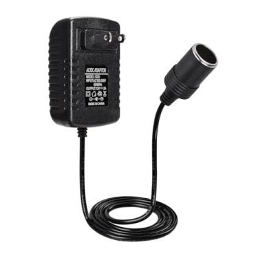 Imagem de DXNQ Conversor AC para DC, 100-240V AC para 12V 2A DC 24W Adaptador de alimentação de tomada de carro, transformador adaptador de tomada de isqueiro para ventilador de MP3 Player e outros dispositivos