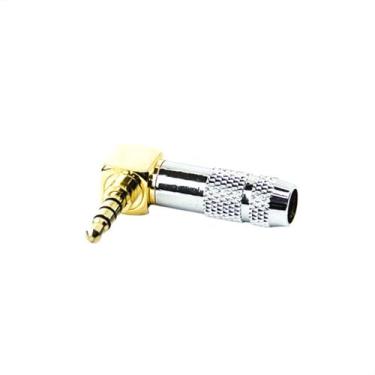 Imagem de Kit 10 Conector Plug P3 90 Graus Profissional - CIRILO CABOS