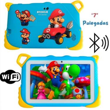 Imagem de Tablet Infantil Wifi Bluetooth Presente Dia Das Crianças Para Menina E