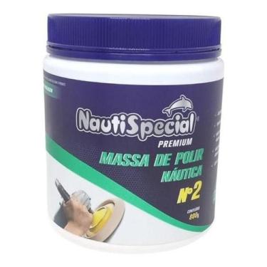 Imagem de Massa De Polir Ecológica Sem Solvente Nº2 800G - Nautispecial