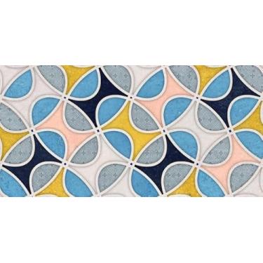 Imagem de Quadro Decorativo com Estampa Tile Geometric Digital Printing For And 50 x 50 Papel 3 unidades