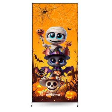 Imagem de Painel Romano Lateral 0,90mx 2,20m Halloween - Fadrix, PLHAL0022