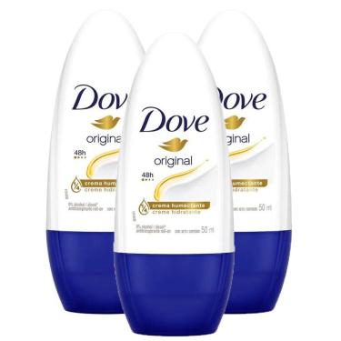 Imagem de Kit 3 Desodorante Antitranspirante Roll-on Dove 50ml