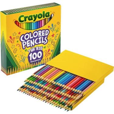 Imagem de Lápis de cor Crayola, conjunto de 100