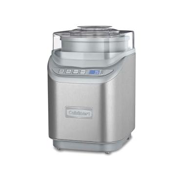 Imagem de Cuisinart Máquina De Fazer Sorvete, 2 Litros, Cool Creations Frozen Yogurt, Gelato, Sorbet Maker, Tela Lcd E Timer, Aço Inoxidável, Ice-70P1