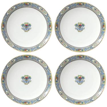 Imagem de Conjunto de Pratos para Jantar com 4 Peças, Formato Redondo, Material de Porcelana e Tema de Flores, LENOX 893654, Colorido