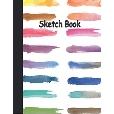 Imagem de Sketch Book: Sketchbook For Drawing, 8.5" x 11" 120 pages (60 sheets), Sketch Pad with White Drawing Paper for Sketching and Doodling.