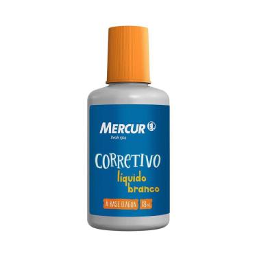 Imagem de Corretivo Líquido Mercur Base de Água Branco 18ml