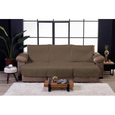 Imagem de Protetor Para Sofá Retrátil e Reclinável de 3 Módulos 2,40 Metros Com 