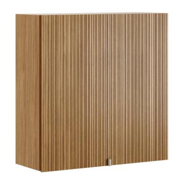 Imagem de Armário Aéreo Art 2 Portas 80 Cm Kit`s Paraná Cor:freijó Riscatto