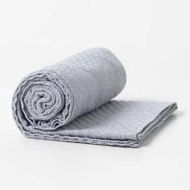 Imagem de Manta Zaya Cinza Mescla - 1,20mx1,60m - Abra Casa