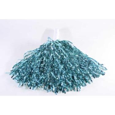 Imagem de Pompom Metalizado - Studio Das Festas, Azul Turquesa