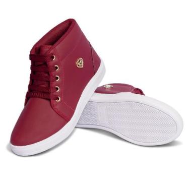 Imagem de Tênis Botinha Feminina Cano Curto Treino Moda Academia Casual - Leila 