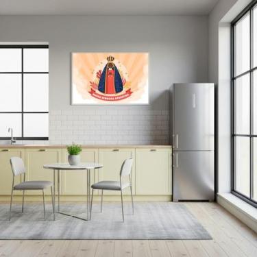 Imagem de Quadro Decorativo Salve Nossa Senhora Aparecida - 50X70Cm - Quadros On