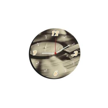 Imagem de Relógio De Parede Decorativo Estilo Música 15 - New Decor