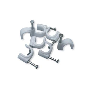 Imagem de Fixador de Cabo 9 mm, Fixa Fio, 100 Peças