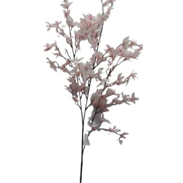 Imagem de Magnólia Kobus Artificial 1,14m – Galho Realista para Arranjos e Decoração (Modelos CC340 e Novo)(Kit com 4,Rosa Claro (cc340))