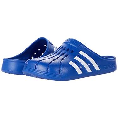 Imagem de adidas Sandália Adilette Slide unissex para adultos, Equipe azul royal/branco/time azul royal, 6 Women/5 Men