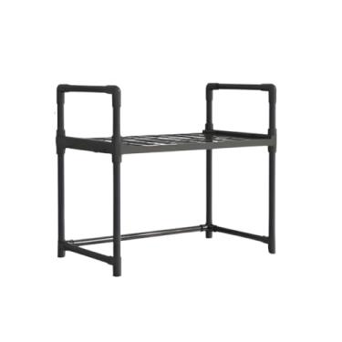 Imagem de RACK PRATELEIRA ORGANIZADORA SUPORTE UTENSÍLIOS COZINHA MICRO-ONDAS BANCADA METÁLICA