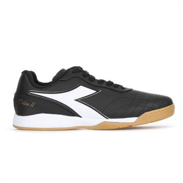 Imagem de Chuteira Diadora Futsal Calcio II Preto e Branco - Masculino-Masculino