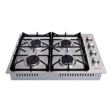 Imagem de Cooktop Semi-profissional 77cm Inox Benmax CTOP04B77SA 110V