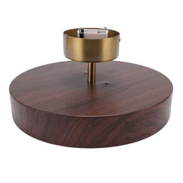 Imagem de YWBL-WH Moderna Luminária de Teto LED Regulável Redonda Luminária de Madeira Com Controle Remoto de 3 Cores de Temperatura Com Escurecimento Contínuo para Sala de Estar, Quarto, Cozinha (Cor noz)