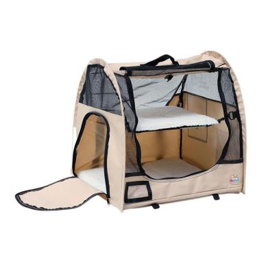 Imagem de Toca Caminha Para Gatos Com Rede De Balança Bege