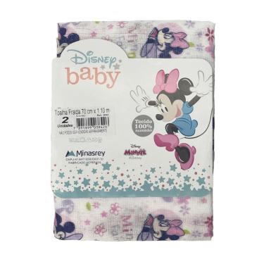 Imagem de 2 Toalhas Fralda Disney Baby - Minnie Coisas De Bebê