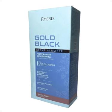 Imagem de Creme Alisante Gold Black Flores 80G