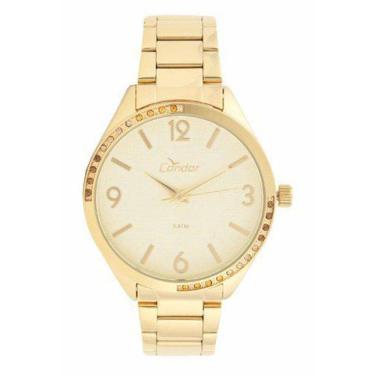 Imagem de Relógio Feminino Condor Co2035Krt/4D Analógico Dourado