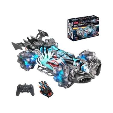 Imagem de Carro RC 4WD De Acrobacias Com Luzes Coloridas E Controle Remoto Por I