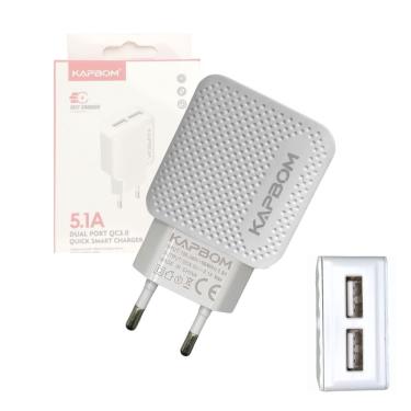 Imagem de Fonte Carregador 3.1a Fast Charger Qc 3.0 Duas Porta