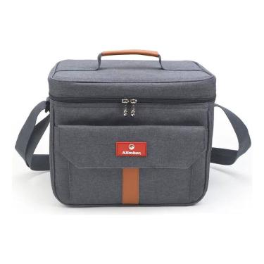 Imagem de Bolsa Cooler Houston Cinza Termica 24 Litros 30x25x19cm Cinza