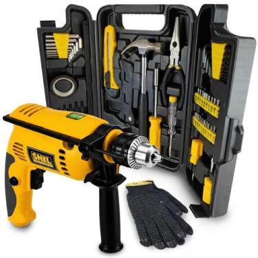 Imagem de Parafusadeira E Furadeira Martelete 1/2 Impacto 220v Concreto E Metal 