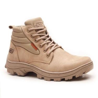 Imagem de Bota Masculina Gogowear Couro com Certificado de Aprovação, Areia, 40
