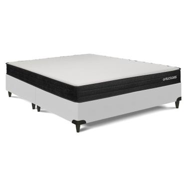 Imagem de Cama Box e Colchão Poli D45 Ortoclass - Queen (158x198)