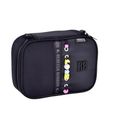 Imagem de Estojo Box Rebecca Bonbon Urban Style Escolar 36 Lápis Preto