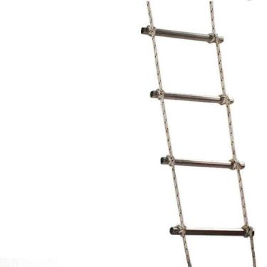 Imagem de Escada de Corda Degrau Alumínio 2,40m - FORPLAS