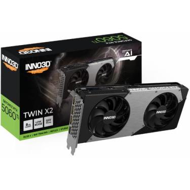 Imagem de Placa de Vídeo INNO3D GeForce RTX 5060 Ti TWIN X2, 8GB,GDDR7