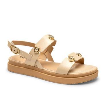 Imagem de Sandália Dakota Flatform Feminina Y9702, Bege, Tule, 35