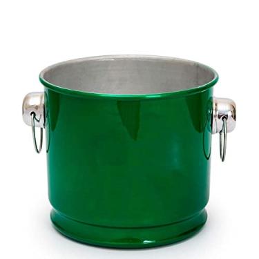 Imagem de Balde de Gelo e Cerveja Térmico em Alumínio 12L Grande - Verde Green