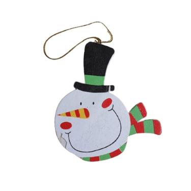 Imagem de Enfeite Árvore de Natal Papai Noel Pendente Em MDF Modelos