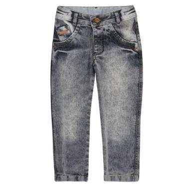 Imagem de Calça Infantil Look Jeans Skinny Cinza - Unica - 3