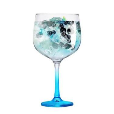 Imagem de Jogo 2 Taças Gin & Tônica Com Haste Azul 705ml -  Ruvolo