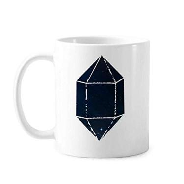 Imagem de Star Crystal Blue Universe Sky Fantasy Caneca Cerâmica Café Porcelana Louça