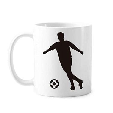 Imagem de Caneca de futebol de futebol americano com contorno esportivo cerâmica xícara de café e porcelana