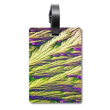 Imagem de Palhetas aglomeradas de penas coloridas, papel de parede, etiqueta para bagagem, cartão para pendurar